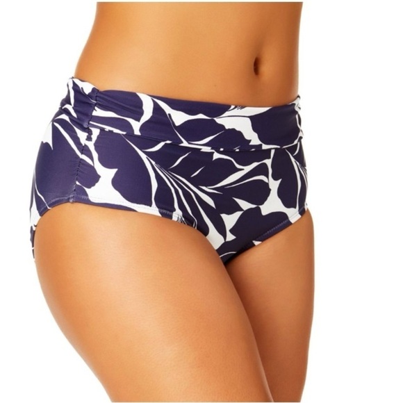NWT Anne Cole Convertible bottoms Navy Print - Picture 5 of 8